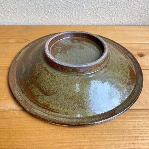 【未使用品】やちむん　風香原　仲里香織　8寸皿　大皿 やちむん | 風香原 8寸皿 - カモシカ雑貨店 ネットショップ
