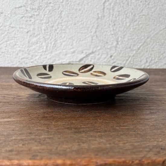 工房十鶴　ねこ5寸皿　やちむん　新品未使用 未使用品】工房十鶴 山猫❓柄の丸皿 16cm 5cats 猫柄 取り皿 豆皿 10枚