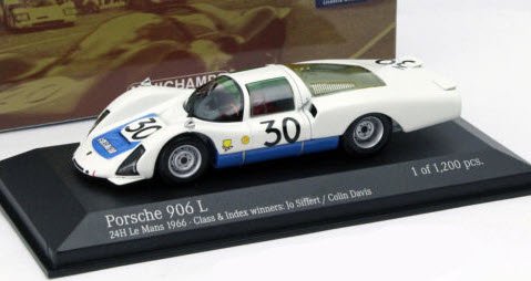 ミニチャンプス 400666630 1/43 ポルシェ 906LE SIFFERT/DAVIS ルマン 24時間 1966 クラス優勝 -  ミニチャンプス専門店　【Minichamps World】