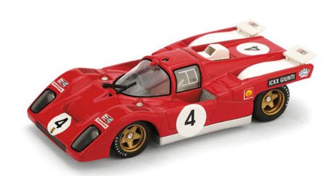 ブルム R517 1/43 フェラーリ 512M 1970年キャラミ 優勝 #4 Ickx、Giunti - ミニチャンプス専門店　 【Minichamps World】