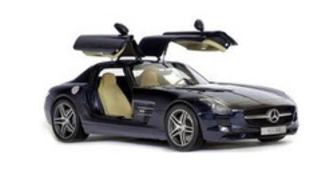 ミニチャンプス 1/18 メルセデス・ベンツ SLS AMG ロードスター ブルー