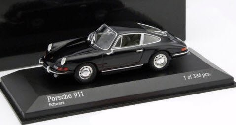 ミニチャンプス 430067136 1/43 ポルシェ 911 クーペ 1964 ブラック - ミニチャンプス専門店　【Minichamps  World】