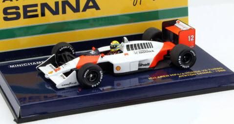 ミニチャンプス 540884312 1/43 マクラーレン ホンダ MP4/4 A.セナ ...