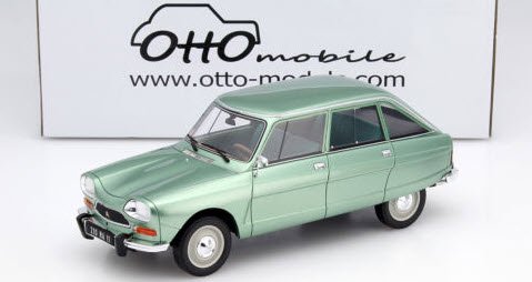 OTTO オットー OTM631 1/18 シトロエン アミ 8 (ライトグリーンメタリック) - ミニチャンプス専門店 【Minichamps  World】