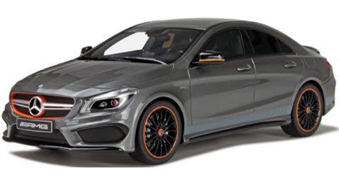 GTスピリット GTS722 1/18 メルセデス ベンツ CLA45 AMG オレンジアート エディション (マウンテングレー) -  ミニチャンプス専門店 【Minichamps World】