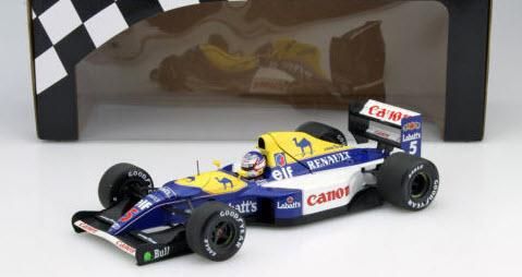 ミニチャンプス 186920005 1/18 ウイリアムズ ルノー FW14B #5 N,マンセル ワールドチャンピオン 1992 -  ミニチャンプス専門店　【Minichamps World】