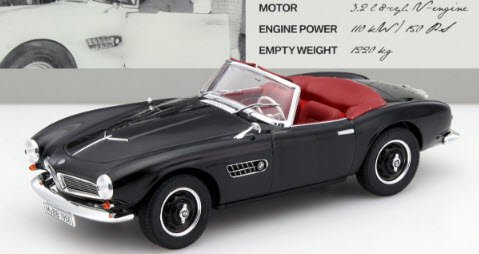 ノレブ 80432411547 1/18 BMW 507 ロードスター 1956 ブラック BMW特注