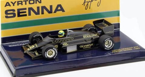 ミニチャンプス 540854312 1/43 ロータス ルノー 97T #12 A.セナ