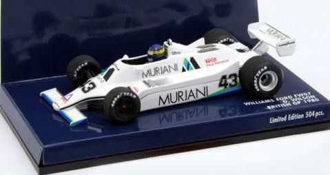 ミニチャンプス 400800043 1/43 ウイリアムズ フォード FW07 #43 D.ウイルソン イギリスGP 1980 -  ミニチャンプス専門店　【Minichamps World】