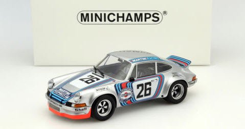 ミニチャンプス 107736526 1/18 ポルシェ 911 カレラ RSR 2.8 #26 MUELLER/VAN LENNEP 1000km  DIJON クラスウィナーズ 1973 - ミニチャンプス専門店　【Minichamps World】