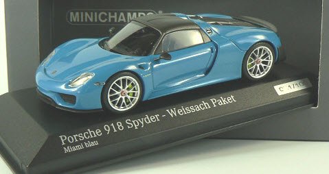 新作モデル ポルシェ別注 MINICHAMPS 送料350円～ 1/43 Spyder 918