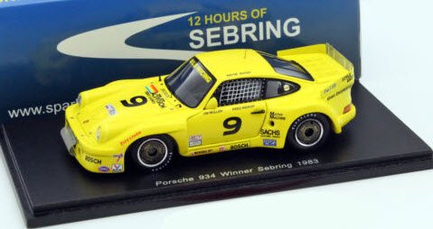 スパーク 43SE83 1/43 Porsche 934 No.9 Winner 12h Sebring 1983 - ミニチャンプス専門店　 【Minichamps World】