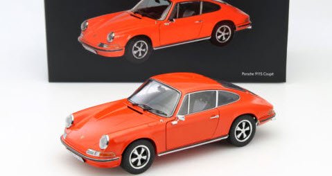 シュコー 450035300 1/18 ポルシェ 911 S 2.4 クーペ オレンジ - ミニチャンプス専門店 【Minichamps World】