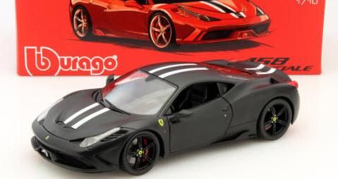 ブラーゴ Bburago Signature 15616903BK 1/18 フェラーリ 458