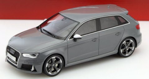 GTスピリット GTS095 1/18 アウディ RS3 (グレー) - ミニチャンプス専門店 【Minichamps World】