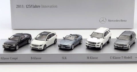 ミニチャンプス シュコー 2011D 1/43 メルセデス ベンツ プレス セット 2011 Cクラス Bクラス SLK Mクラス Cクラス  T-Modell - ミニチャンプス専門店　【Minichamps World】