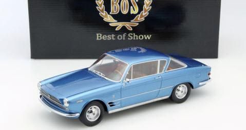 BoS Models BOS161 1/18 フィアット 2300 S クーペ 1961 ライトブルーメタリック - ミニチャンプス専門店　 【Minichamps World】