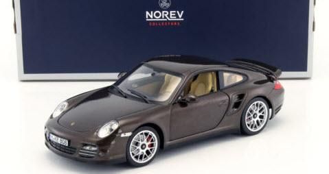 価格は安く ノレブ 187622 1/18 ポルシェ 911 Turbo 2010 メタリック ミニカー