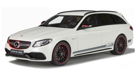 GTスピリット GTS107 1/18 メルセデス ベンツ AMG C63 S Tモデル(ダイアモンドホワイト) - ミニチャンプス専門店  【Minichamps World】