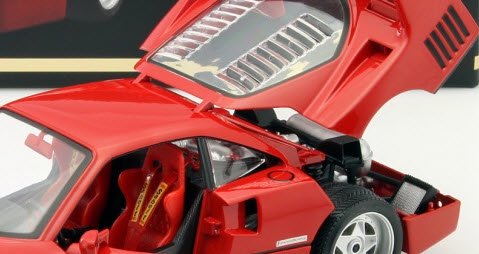 ブラーゴ Bburago 16601 1/18 フェラーリ F40 1990 レッド - ミニチャンプス専門店 【Minichamps World】