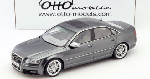 OTTO オットー OTM205 1/18 アウディ S8 D3 (デイトナグレー) - ミニチャンプス専門店 【Minichamps World】