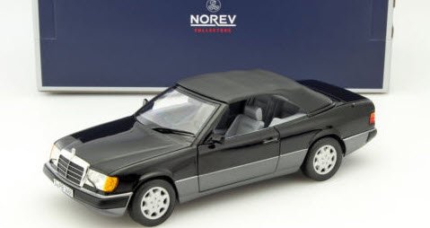 ノレブ 183566 1/18 メルセデスベンツ 300CE-24 カブリオレ 1990 ブラック - ミニチャンプス専門店 【Minichamps  World】