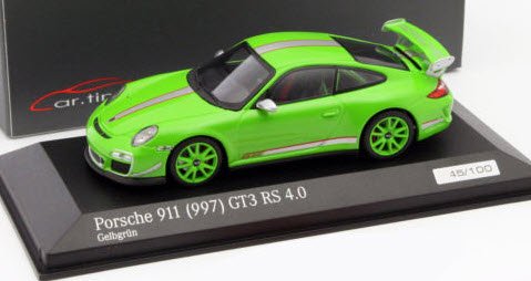 ミニチャンプス CA04316054 1/43 ポルシェ 911 (997) GT3 RS 4.0 イエローグリーン 特注品 - ミニチャンプス専門店　 【Minichamps World】