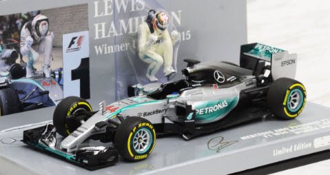 ミニチャンプス 410150544 1/43 メルセデス AMG ペトロナス F1 TEAM