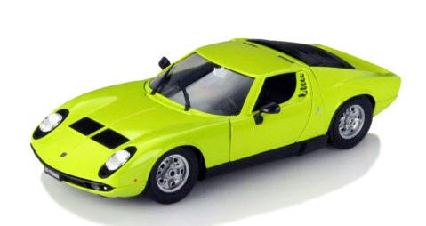 ブラーゴ Bburago 18-12072 1/18 ランボルギーニ ミウラ 1968 グリーン - ミニチャンプス専門店 【Minichamps  World】