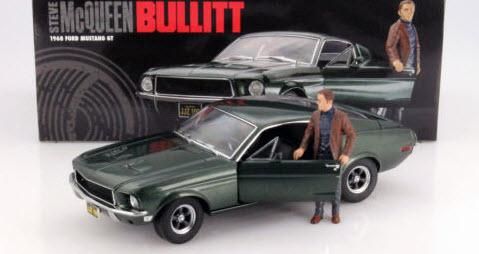 JOHNNY LIGHTNING Greenlight Mecum Auctions 5 ブリット 1/64 1968 Ford Mustang GT フォード マスタング スティーブマックイーン Bullitt グリーンライト