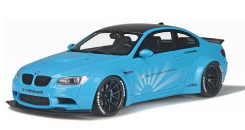 GTスピリット GTS009KJ 1/18 BMW LB☆WORKS M3 (ベイビーブルー) - ミニチャンプス専門店 【Minichamps  World】