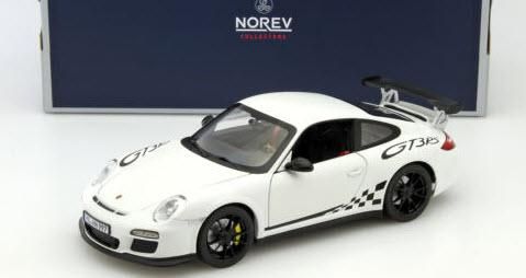 ノレブ 187561 1/18 ポルシェ 911 GT3 RS 2010 ホワイト & ブラック