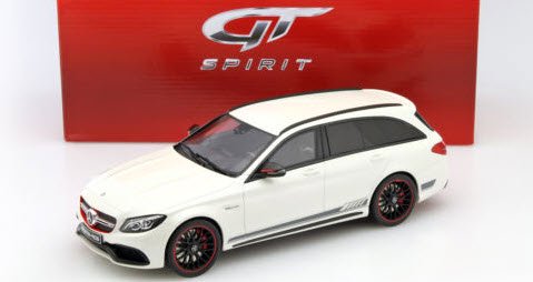 GTスピリット GTS107 1/18 メルセデス ベンツ AMG C63 S Tモデル(ダイアモンドホワイト) - ミニチャンプス専門店  【Minichamps World】