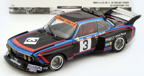 希少品 ミニチャンプス製 BMW 3.0 CSL heritage Racing-
