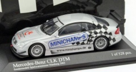 1/43 minichamps メルセデスベンツ CLK DTM 2002