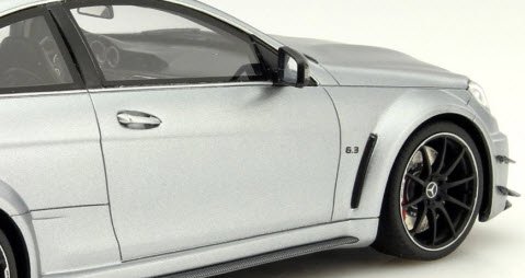 GTスピリット GTS731 1/18 メルセデスベンツ C63 AMG ブラックシリーズ (マットシルバー) - ミニチャンプス専門店  【Minichamps World】