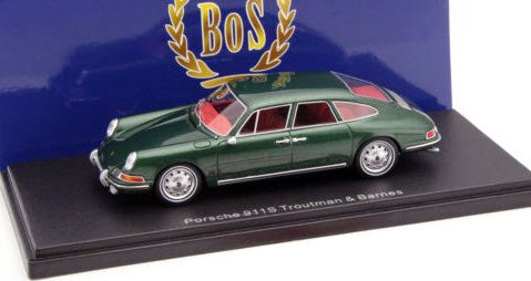 BoS Models BOS43345 1/43 ポルシェ 911 S Troutman and Barnes green - ミニチャンプス専門店　 【Minichamps World】