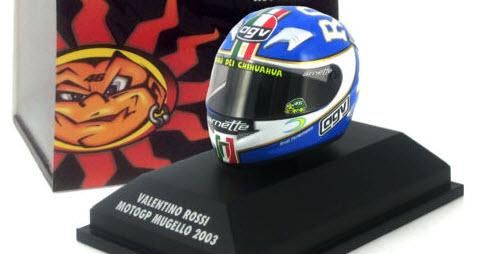 ミニチャンプス PMA 1/2 AGV ヘルメット ヴァレンティーノ