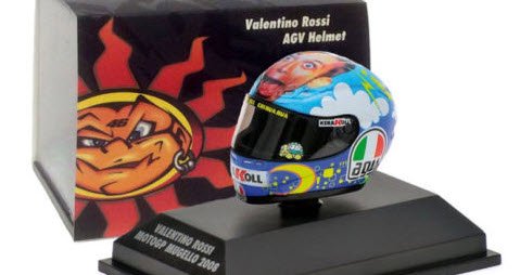 ミニチャンプス 398080076 1/8 AGV ヘルメット V.ロッシ モトGP