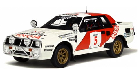 OTTO オットー OTM217 1/18 トヨタ セリカ ツインカム グループB Safari Rally 1984 （ホワイト/レッド） -  ミニチャンプス専門店 【Minichamps World】