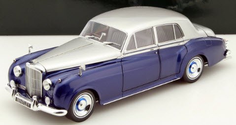 ミニチャンプス 100139954 1/18 ベントレー S2 1960 シルバー / ブルー - ミニチャンプス専門店　【Minichamps  World】