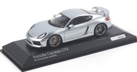 ミニチャンプス CA04316071 1/43 ポルシェ ケイマン GT4 ロジウムシルバー 特注品 - ミニチャンプス専門店 【Minichamps  World】