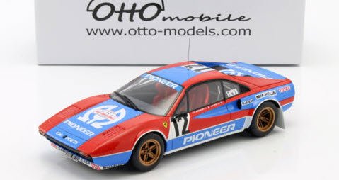 OTTO オットー OTM657 1/18 フェラーリ 308 GTB Gr.4 パイオニア Tour de Corse 1982（レッド/ブルー）  - ミニチャンプス専門店 【Minichamps World】