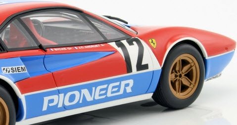 OTTO オットー OTM657 1/18 フェラーリ 308 GTB Gr.4 パイオニア Tour de Corse 1982（レッド/ブルー）  - ミニチャンプス専門店 【Minichamps World】