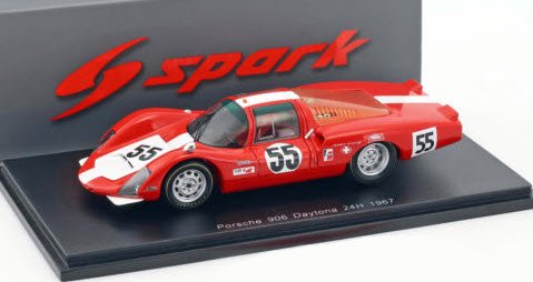 スパーク S5421 1/43 Porsche 906 LH No.55 5th 24h of Daytona 1967 D.Spoerry -  R.Steinemann - ミニチャンプス専門店　【Minichamps World】