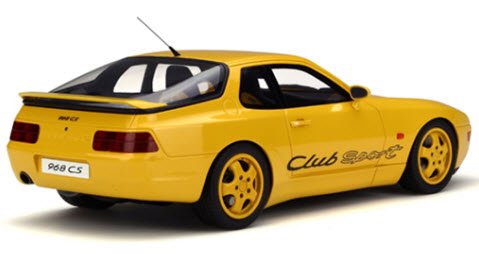 GTスピリット GTS129 1/18 ポルシェ 968 クラブスポーツ (イエロー) - ミニチャンプス専門店 【Minichamps World】