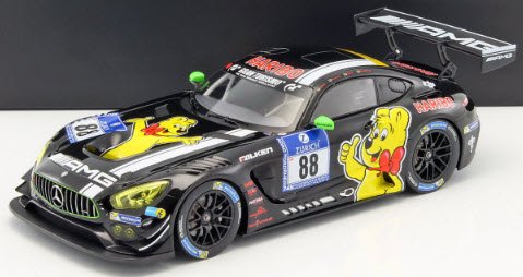 ノレブ B66960415 1/18 メルセデス ベンツ AMG GT3 #88 HARIBO 3位 24h ニュル 2016 Alzen /  Arnold 特注品 - ミニチャンプス専門店 【Minichamps World】