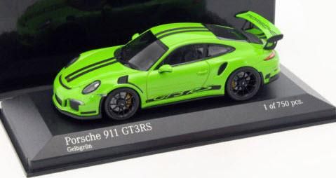 日本最大のブランド ミニチャンプス 410063224 2014 GT3RS (991) 911 ポルシェ 1/43 乗用車