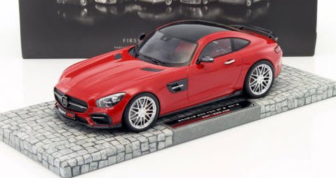 ミニチャンプス 107032521 1/18 ブラバス 600 AUF BASIS メルセデス ベンツ AMG GT S 2016 レッド  限定333台 - ミニチャンプス専門店　【Minichamps World】