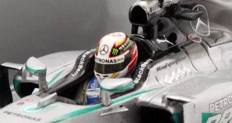 ミニチャンプス 410140144 1/43 メルセデス AMG ペトロナス F1